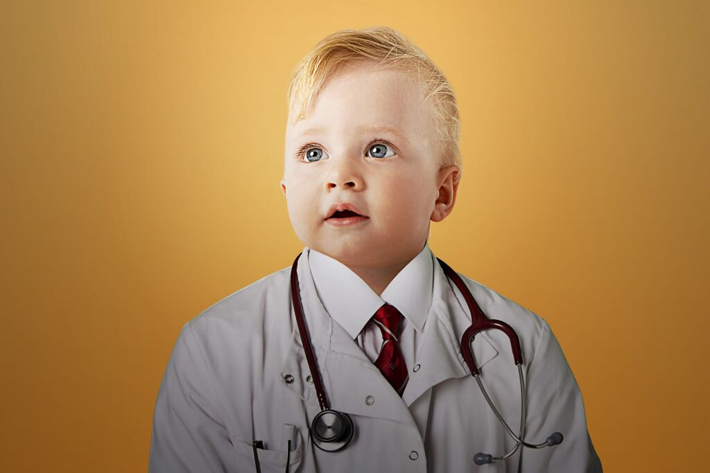 baby doctor exhibiting tolerance in medical field