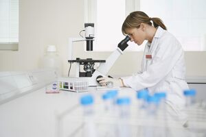 Lab, Microscope, Hormones, DHEA